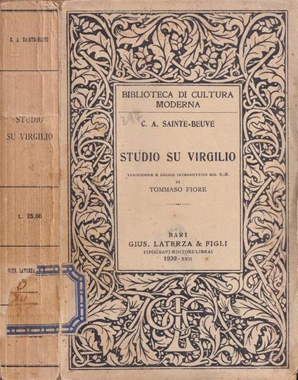 Studio su Virgilio - copertina