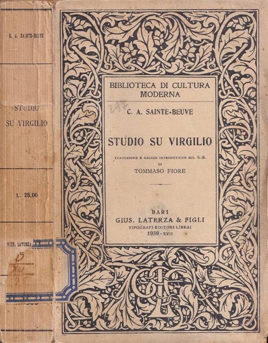 Studio su Virgilio - copertina