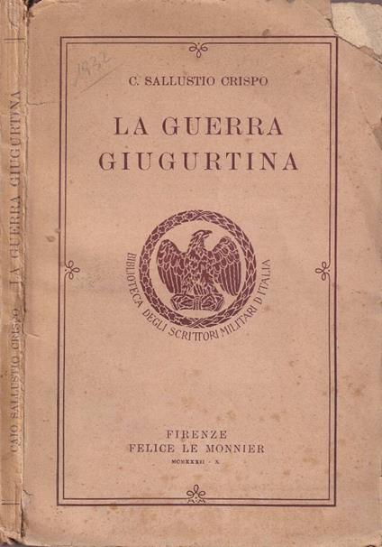 La guerra Giugurtina - copertina