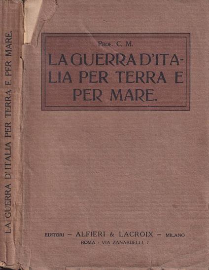 La guerra d'Italia per terra e per mare - copertina