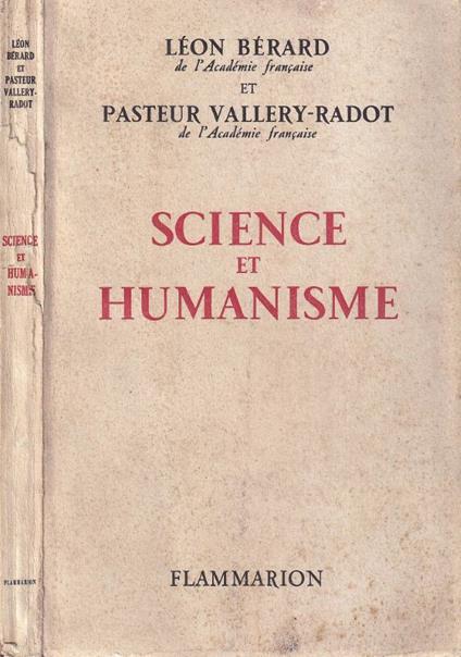 Science et humanisme - copertina