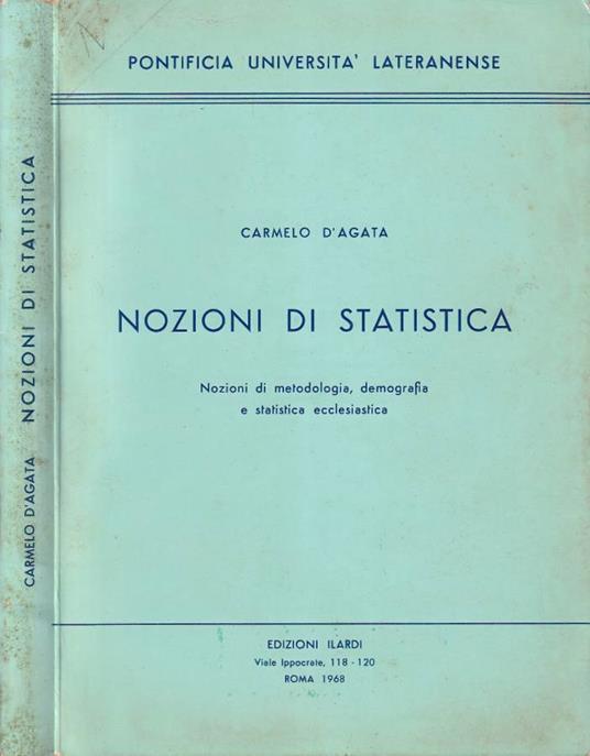 Nozioni di statistica - copertina