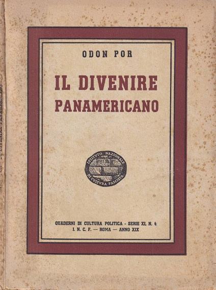 Il divenire panamericano - copertina