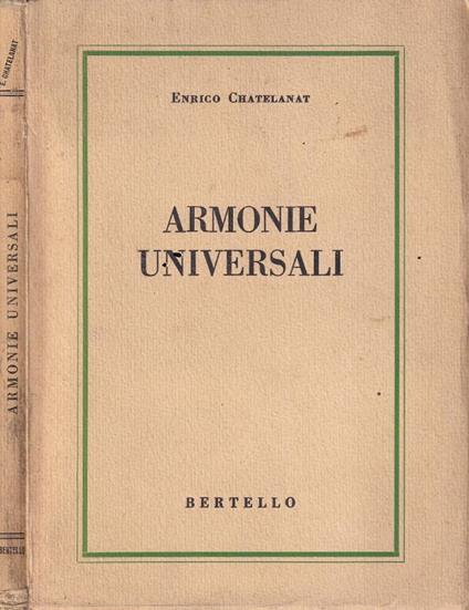 Armonie universali - copertina
