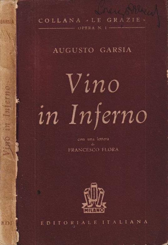 Vino in inferno - copertina