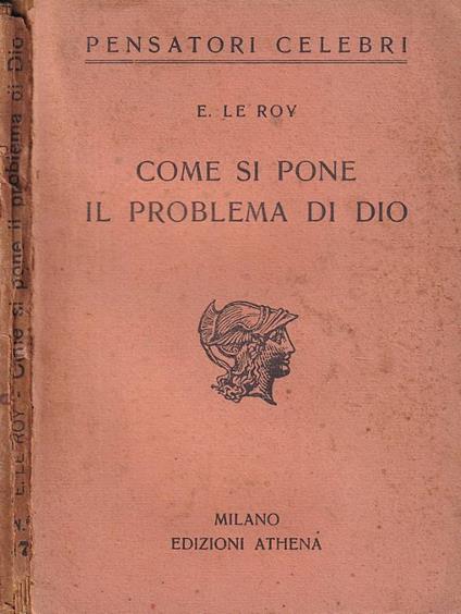 Come si pone il problema di Dio - copertina