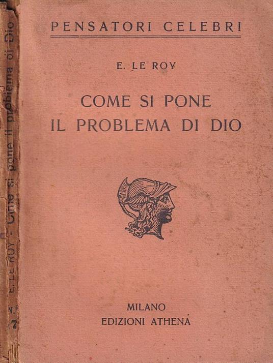 Come si pone il problema di Dio - copertina