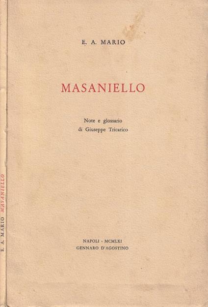 Masaniello - copertina