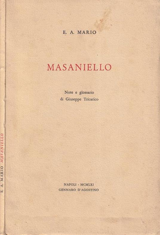 Masaniello - copertina