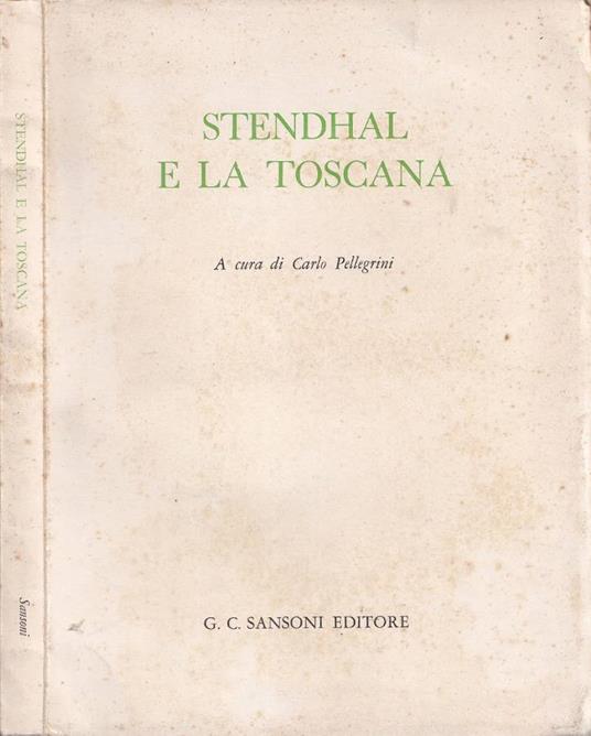 Stendhal e la Toscana - copertina