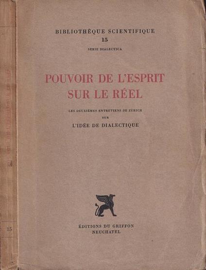 Pouvoir de l'esprit sur le réel - copertina