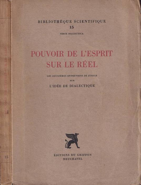 Pouvoir de l'esprit sur le réel - copertina