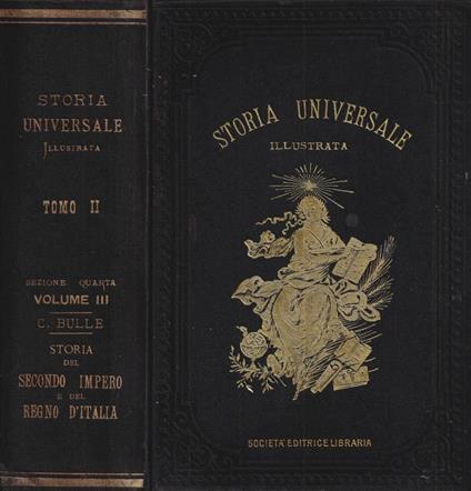 Storia del secondo impero e del Regno d'Italia, tomo II - copertina