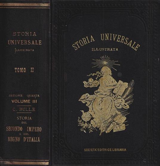 Storia del secondo impero e del Regno d'Italia, tomo II - copertina