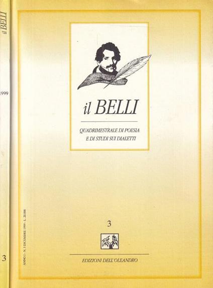 Il Belli, anno I, n. 3, 1999 - copertina