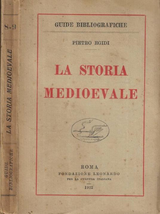 La storia medioevale - copertina