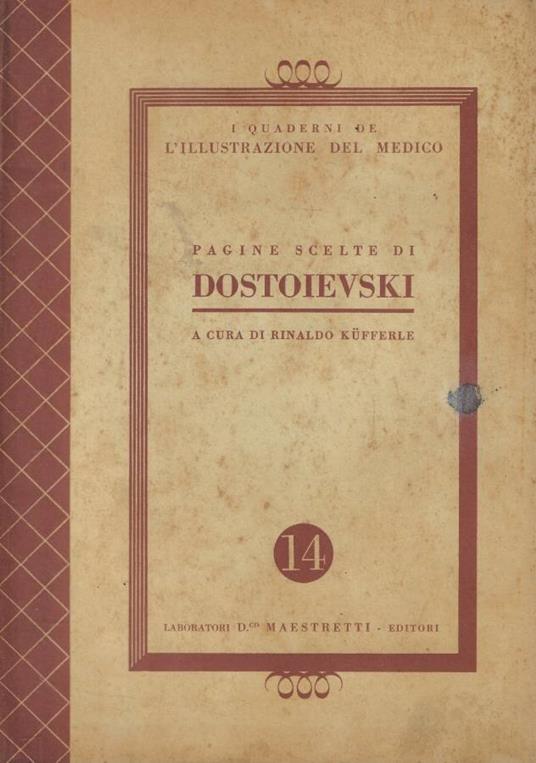 Pagine scelte di Dostoievski - copertina