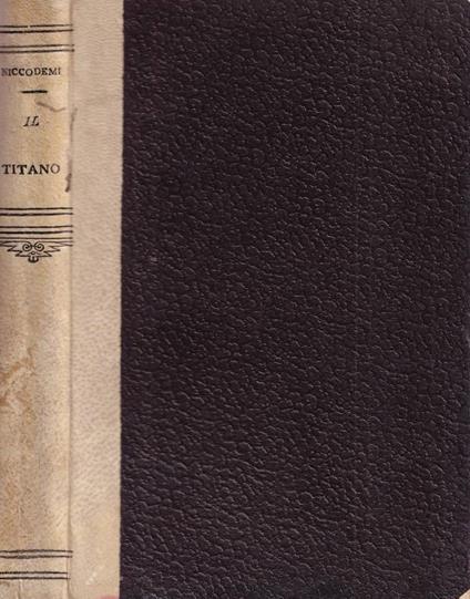 Il titano - Dario Niccodemi - copertina