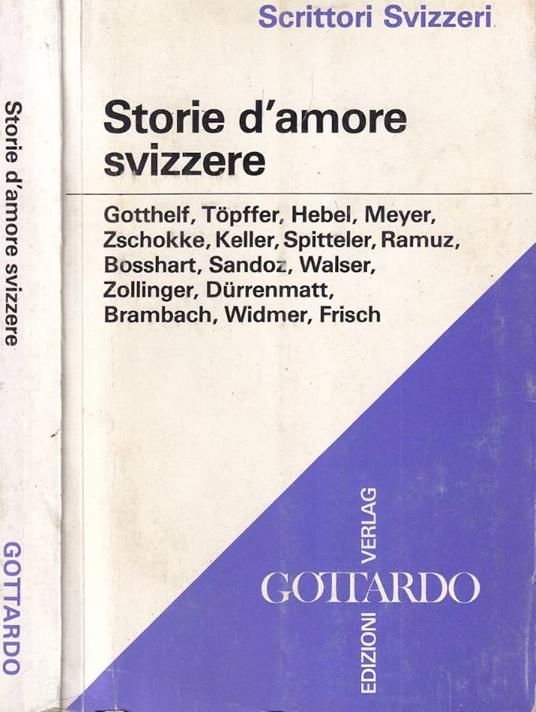 Storie d'amore svizzere - copertina
