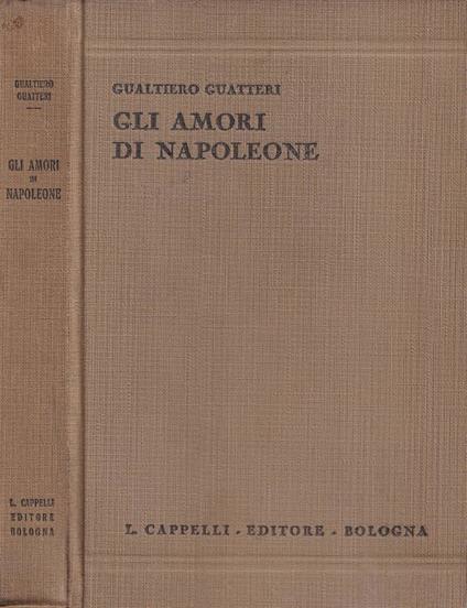 Gli amori di Napoleone - copertina
