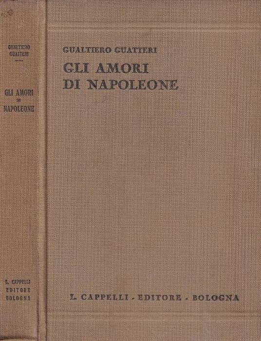 Gli amori di Napoleone - copertina