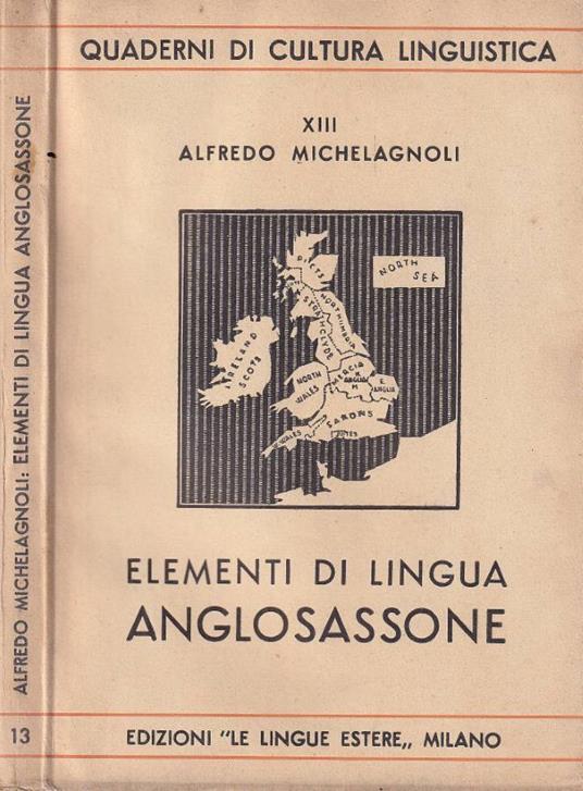 Elementi di lingua anglosassone - copertina