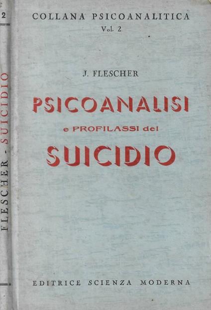 Psicoanalisi e profilassi del suicidio - copertina