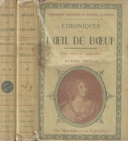 Chroniques de l'oeil de Boeuf aux temps de Louis XIV - copertina