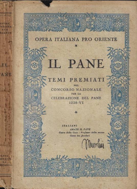 Il pane - copertina