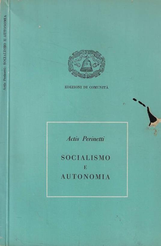 Socialismo e autonomia - copertina