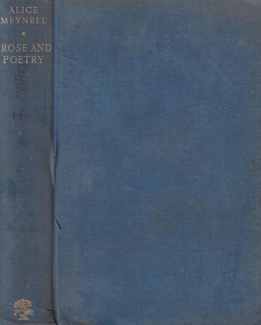 Prose and poetry - copertina