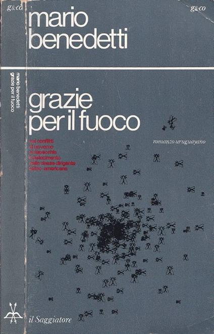 Grazie per il fuoco - Mario Benedetti - copertina
