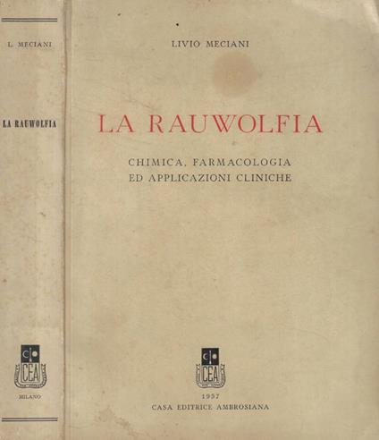 La rauwolfia - Livio Meciani - copertina