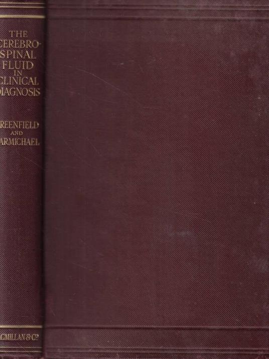 The cerebro-spinal fluid in clinical diagnosis - copertina