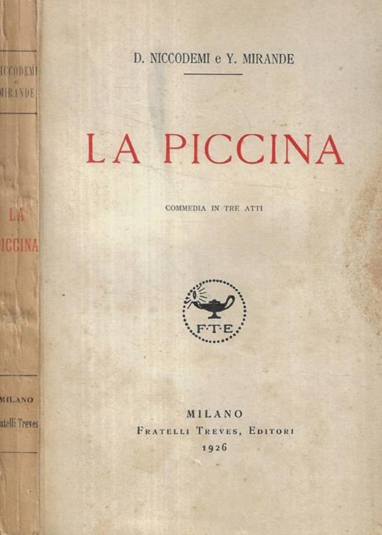La piccina - copertina