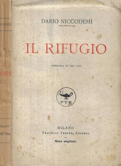 Il rifugio - Dario Niccodemi - copertina