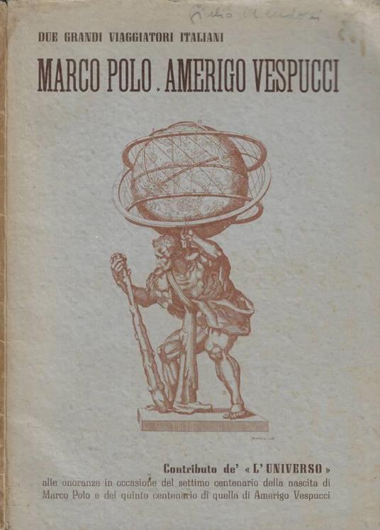 Marco Polo- Amerigo Vespucci - copertina
