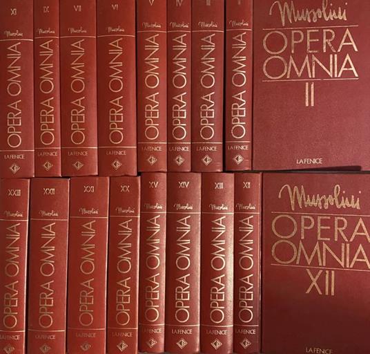 Opera Omnia - Benito Mussolini - copertina