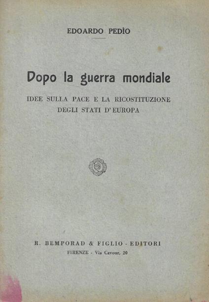 Dopo la guerra - copertina