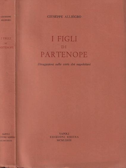 I figli di Partenope - copertina