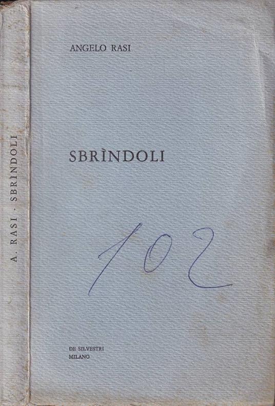 Sbrìndoli - copertina