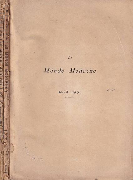 Le monde moderne, n. 76 e 83, 1901 - copertina