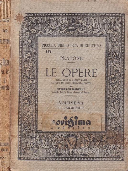 Le opere, vol. VII - copertina