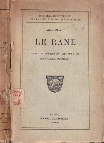 Le rane - copertina