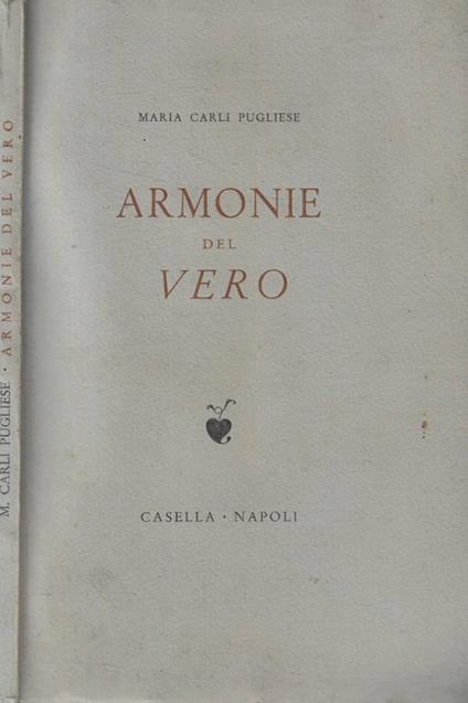 Armonie del vero - copertina
