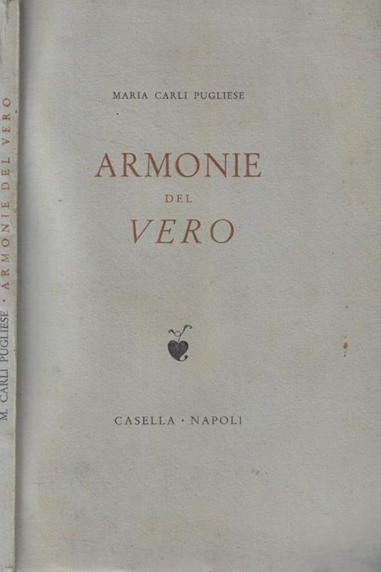 Armonie del vero - copertina