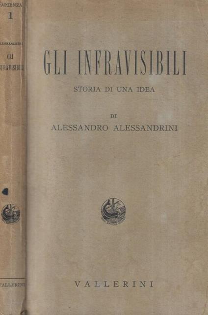 Gli infravisibili - Alessandro Alessandrini - copertina