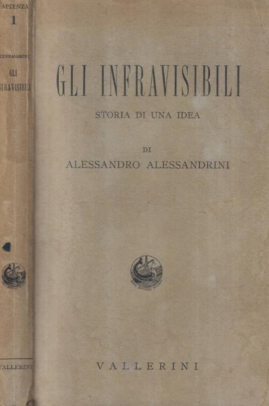 Gli infravisibili - Alessandro Alessandrini - copertina