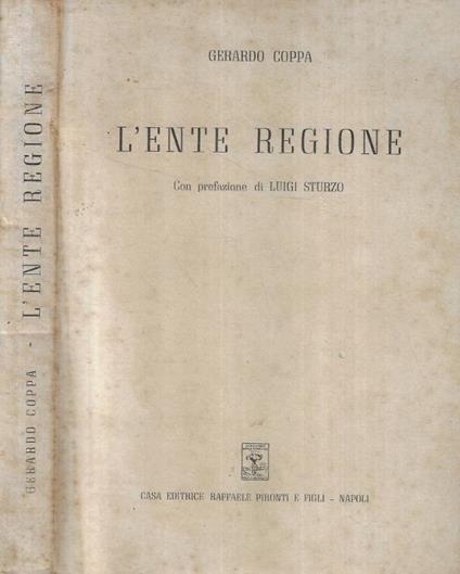 L'ente regionale - copertina