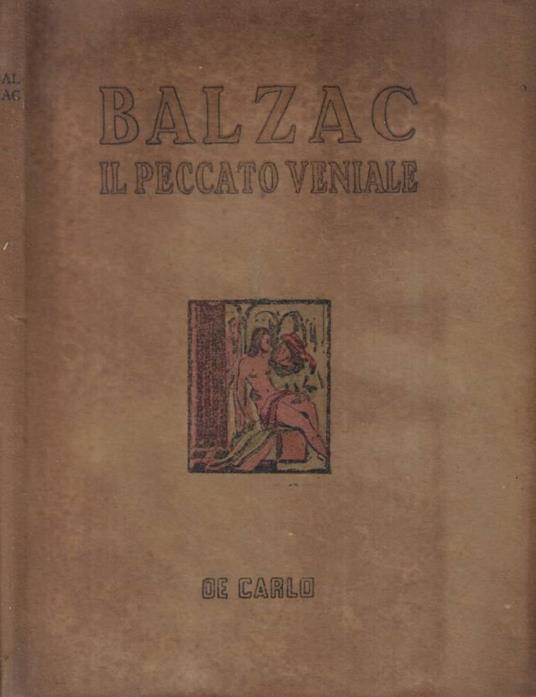 Il peccato veniale - copertina